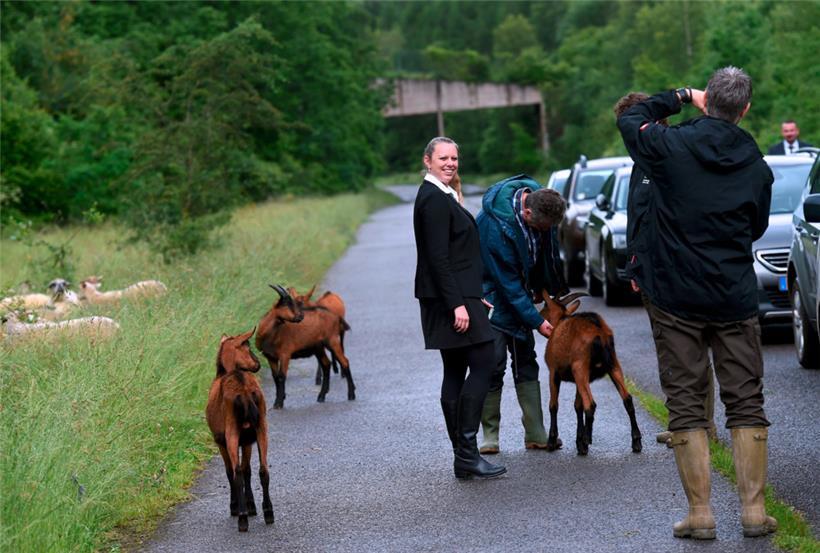 Pressetermin in der Natur: Bei Carole Dieschbourg nichts Ungewöhnliches
