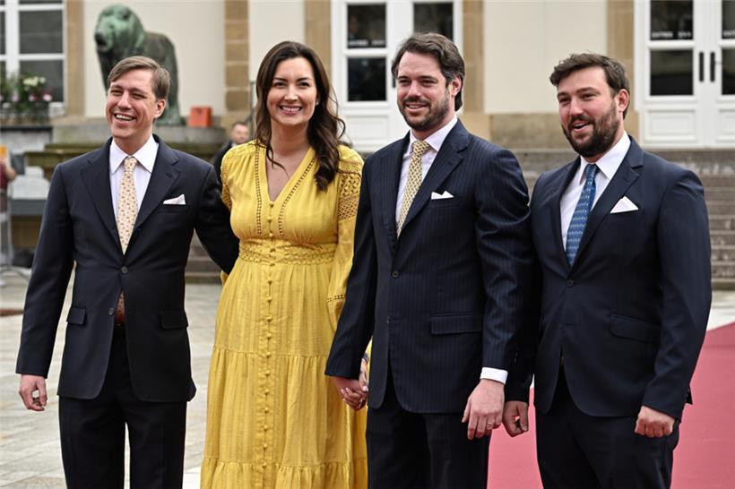 Prinz Louis, Prinzessin Claire, Prinz Félix und Prinz Sébastien