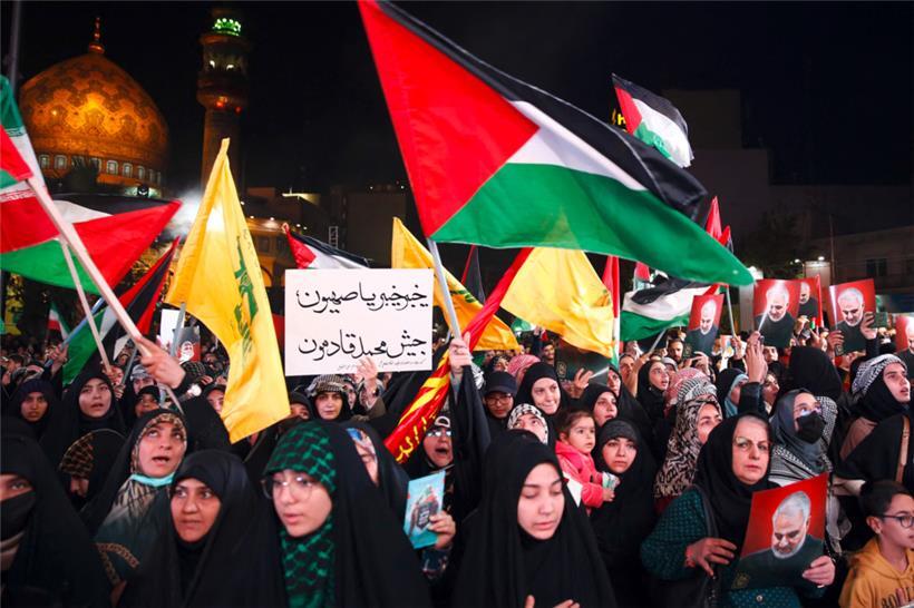 Pro-palästinensische Kundgebung in Teheran
