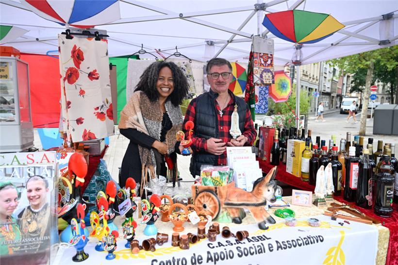 Produkte aus Portugal werden auf dem „Garer Maart“ angeboten