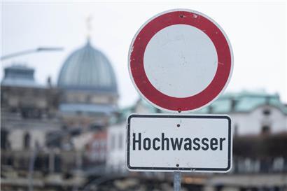 Prognosen zufolge wird die Elbe in Dresden am Sonntag die Alarmstufe 1 erreichen – bis zum Mittwoch könnte sogar die Alarmstufe 3 erreicht werden
