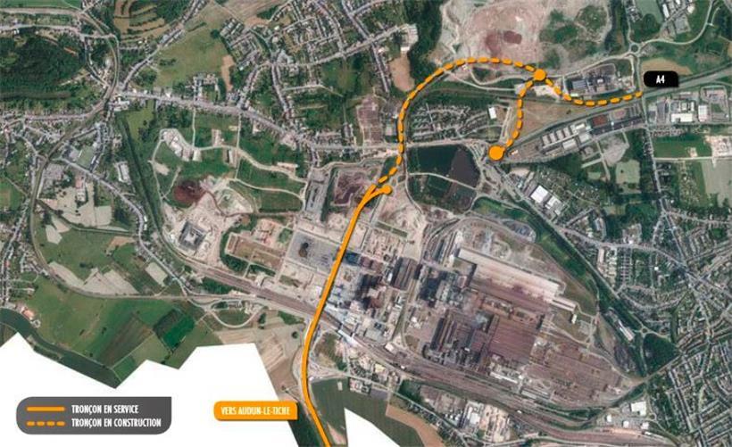 Projektübersicht im Luftbild
