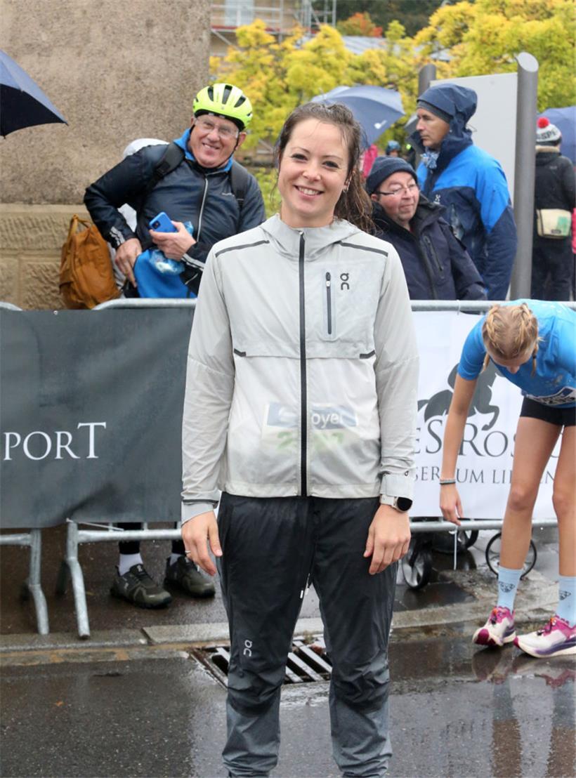 Promi-„Walfy“ Chantal Hoffmann hatte vor dem Start noch gute Laune