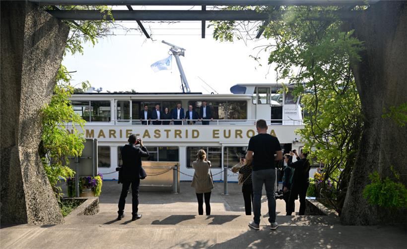 Prominenter Besuch gab es am Mittwoch in Schengen
