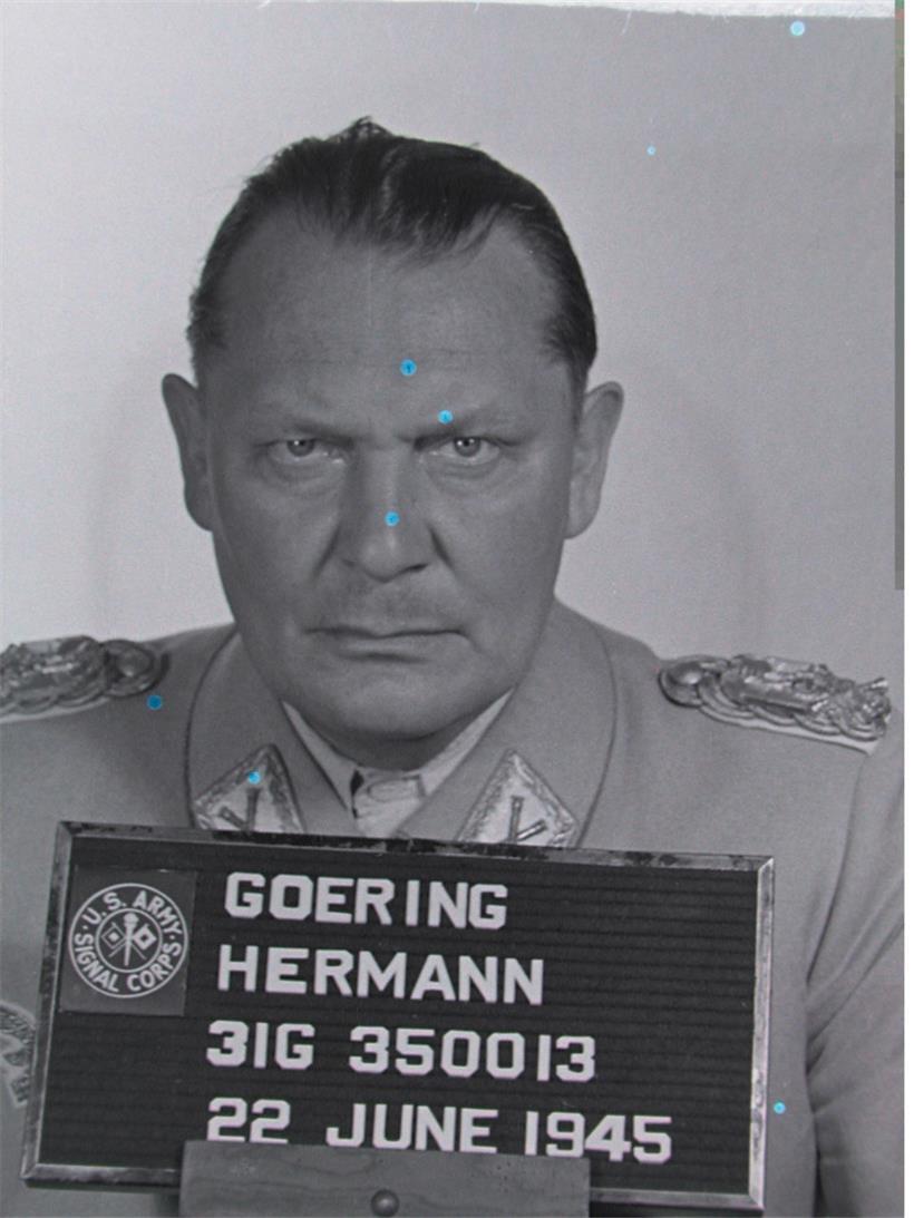 Prominentester „Gast“ im Palace in Mondorf: Reichsmarschall Hermann Göring. Vor ...