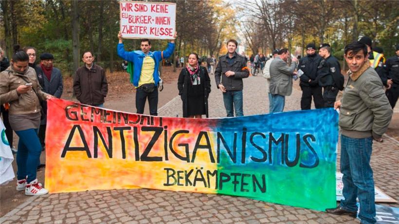 Protest gegen Antiziganismus in Berlin, 2024

