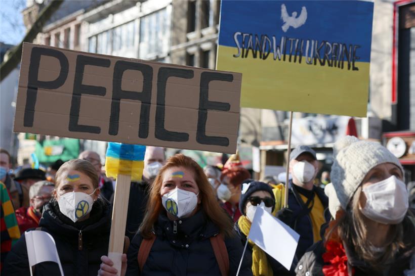 Proteste gegen den Krieg in der Ukraine
