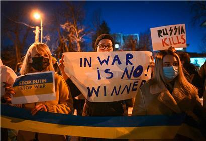 Proteste gegen den Krieg in der Ukraine gibt es weltweit
