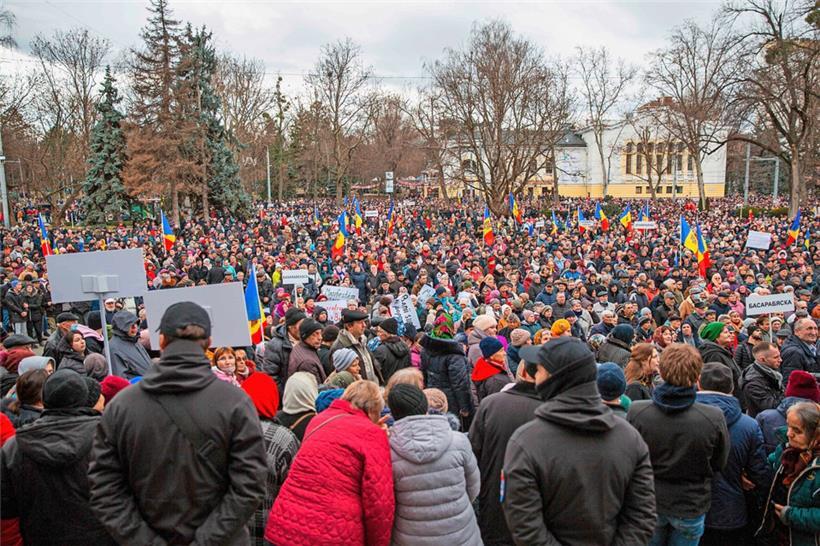 Proteste gegen die Regierung in Chisinau am 19. Februar – was führt Putin im Schilde?
