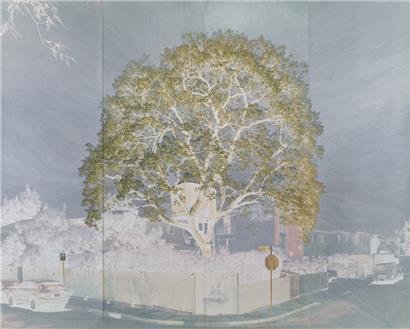 Purgatory (Mount I), 2021, crayon de couleur sur papier velours Fuji monté sur papier (Courtesy of the artist and Frith Street Gallery, London)
