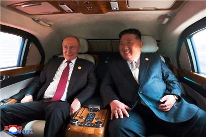 Putin und Kim Jong-un vor wenigen Tagen in China: Der nordkoreanische Diktator schickt seit Monaten seine Soldaten nach Europa in einen Bodenkrieg – jetzt droht der russische Autokrat erneut dem Westen
