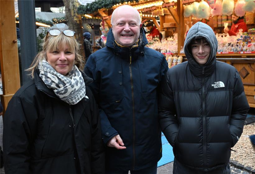 Rachel Walch, Christophe Leriche und Sohn Téo (v.l.n.r.) sind der Meinung, dass ...