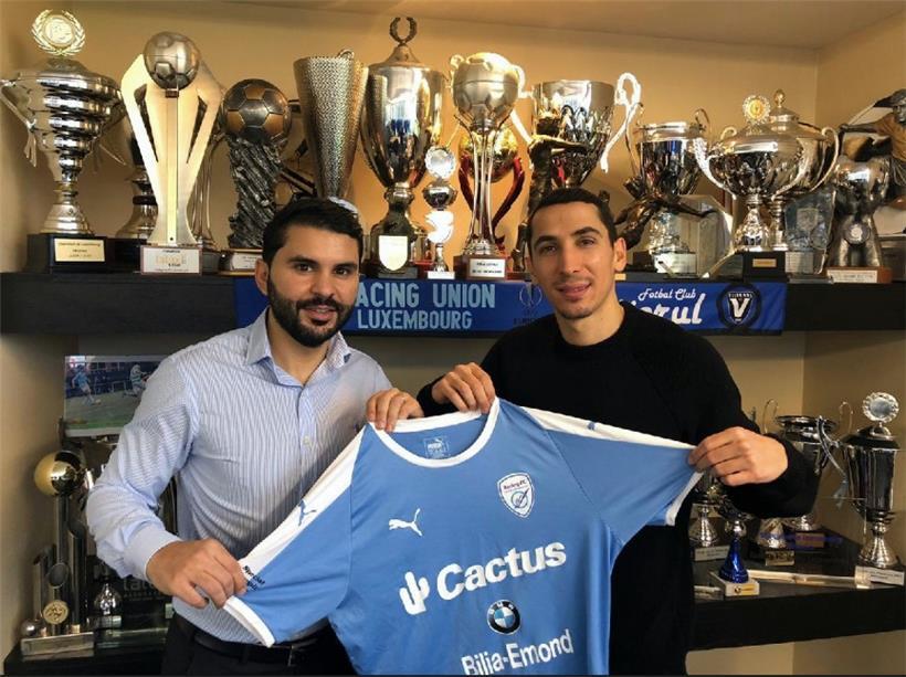 Racing-Sportdirektor Ilies Haddaji (l.) ließ nicht locker und überzeugte Yannis Tafer (r.) sechs Monate später dann doch
