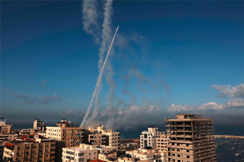 Raketenabschuss von Gaza