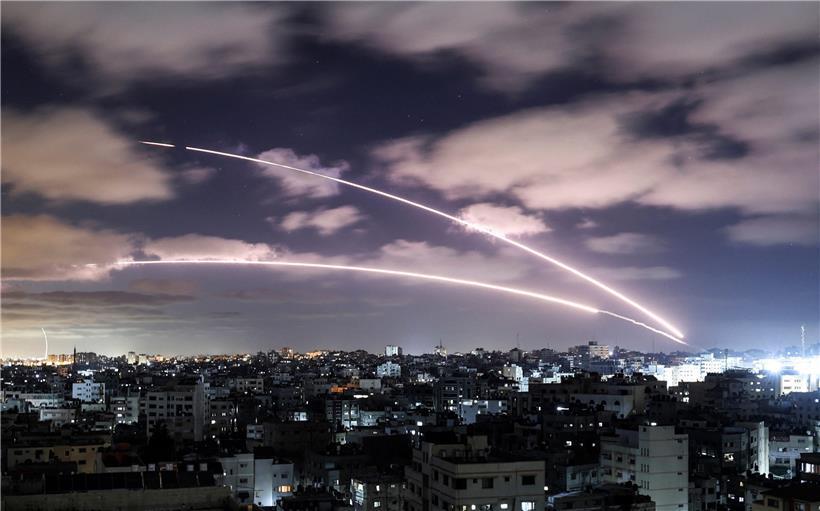 Raketenbeschuss in der Nacht auf Mittwoch von Gaza nach Israel
