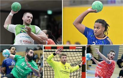 Raphael Guden, Itua Etute, Brice Aillaud, Sedin Zuzo und Dragan Vrgoc (im Uhrzeigersinn)
