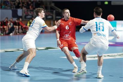 Raphael Guden erzielte vier Tore gegen den Vizeweltmeister
