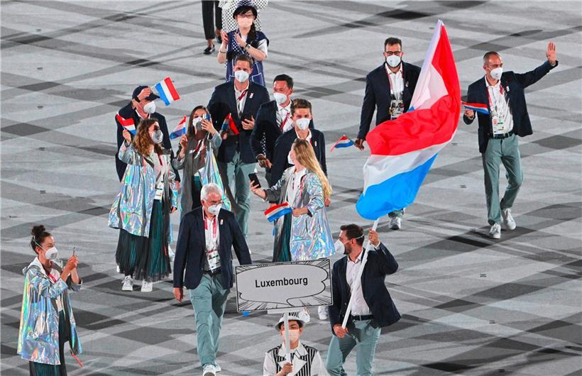 Raphaël Stacchiotti und Christine Majerus führten die luxemburgische Delegation an
