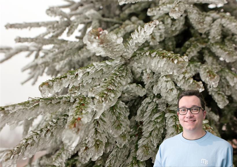 Raureif an den Zweigen einer Fichte auf dem Blocksberg: Wie die Lage jedoch in zwei Wochen in Luxemburg aussehen wird, ist aktuell unklar. Lediglich Wettermodelle gibt es.
