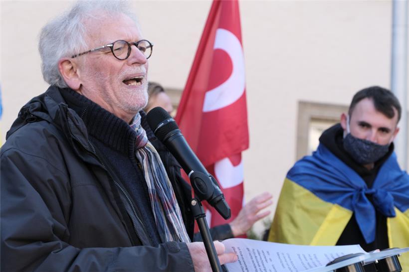 Raymond Becker von der „Friddens- a Solidaritéitsplattform“