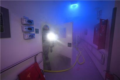 Realistische Zustände: Der „Rauch“ im CHEM stammte aus einer Nebelmaschine
