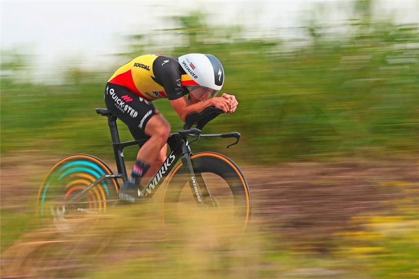 Remco Evenepoel hat am Sonntag seinen zweiten Etappensieg beim diesjährigen Giro geholt
