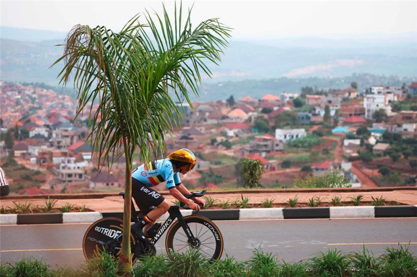 Remco Evenepoel war beim WM-Zeitfahren mit Abstand der Stärkste
