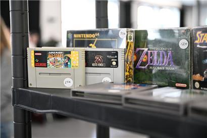 Retrogaming-Fans konnten bei den Händlern den einen oder anderen Schatz entdecken
