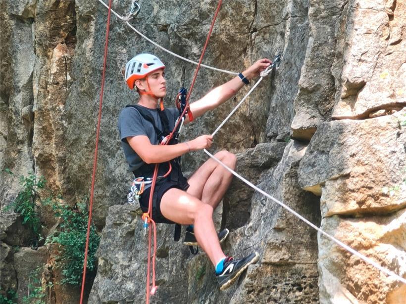 Richtig absichern ist das A und O beim Klettern
