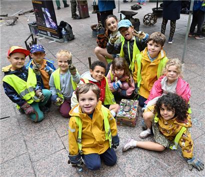 Richtig viel Spaß hatten die Kleinen am Freitag
