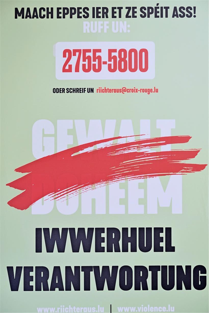 „Riicht eraus“ betreibt Opferschutz und arbeitet mit den Tätern. www.croix-rouge...