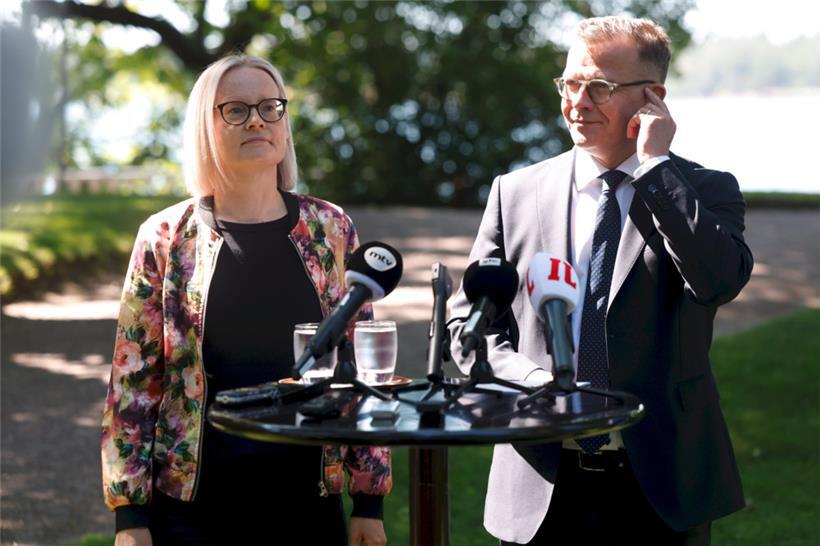 Riikka Purra und Petteri Orpo geben derzeit keine gute Figur ab
