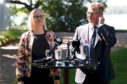 Riikka Purra und Petteri Orpo geben derzeit keine gute Figur ab
