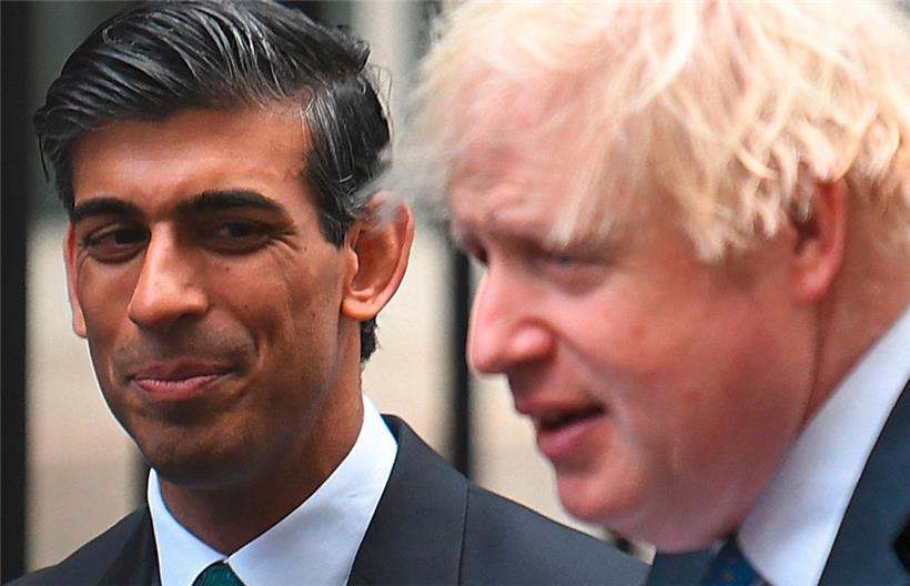 Rishi Sunak verweigert mit dem Hinweis auf die Privatsphäre von seinem Vorgänger Boris Johnson der unabhängigen Covid-Untersuchungskommission die Herausgabe von Kurznachrichten
