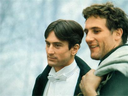 Robert De Niro und Gérard Depardieu als Alberto Berlinghieri und Olmo Dalcò in Novecento Filmklassiker