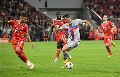 Robert Lewandowski hatte sich die Rückkehr in die Allianz-Arena sicherlich anders vorgestellt 

