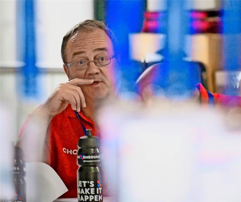 Roby Biwer hatte als Präsident des Organisationskomitees bei der TeamGym-EM keine ruhige Minute
