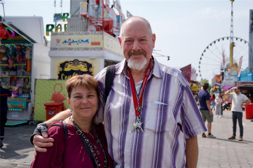 Romain Schaaf feiert seinen 69. Geburtstag gemeinsam mit seiner Frau Mathilde au...