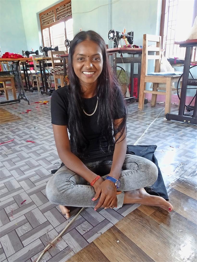 Ronita würde gerne den Beruf der Krankenschwester erlernen
