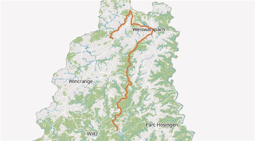 Route A: VëloViaNorden (36 km)