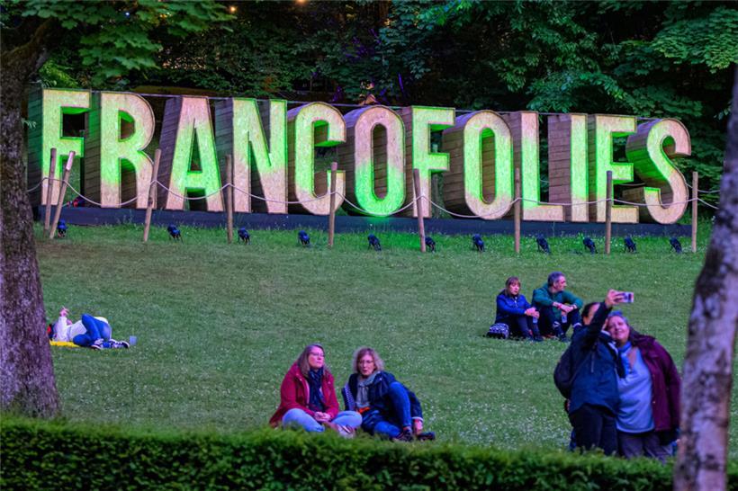 Ruhe vor dem Ansturm: das Gelände der Francofolies in Esch

