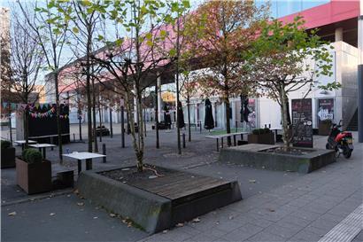Ruhe vor der Rockhal in Esch-Belval
