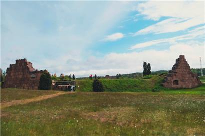 Ruinen auf dem Festungsgelände Bomarsund auf Aland: Seit über 160 Jahren ist das Inselarchipel demilitarisiert
