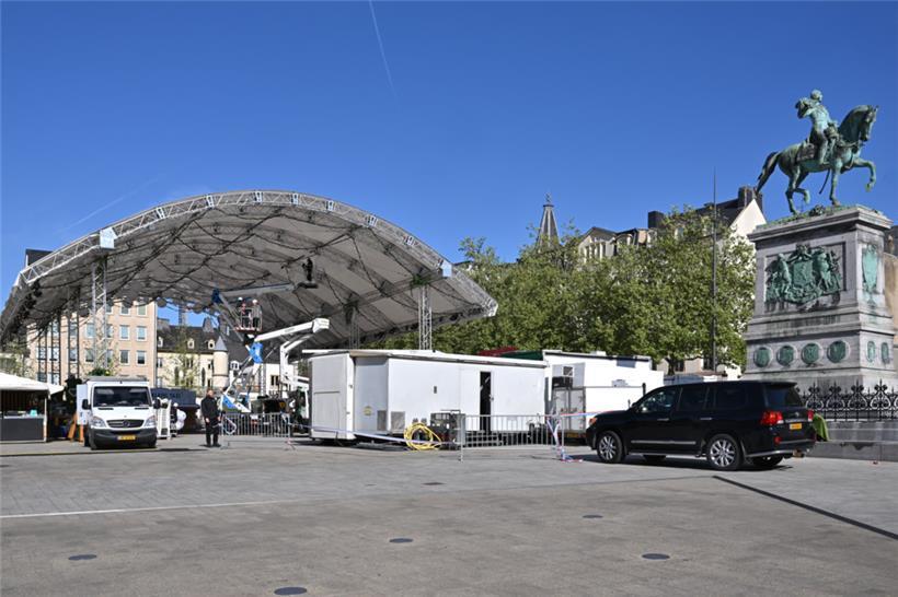 Rund 50 Stände werden auf dem „Knuedler“ aufgebaut