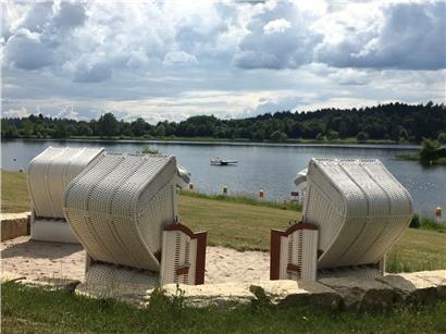 Rund 70 Kilometer ist der Losheimer See von Esch/Alzette entfernt, von Schengen aus 40 Kilometer
