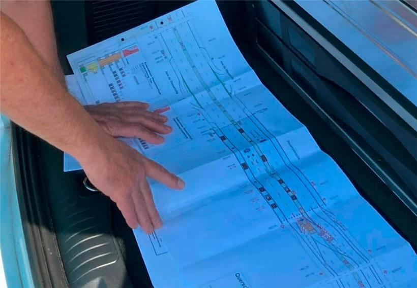 Rund ein Jahr wurde die nun anstehende Baustelle vorbereitet. Der Plan gibt einen Einruck davon, wie es funktionieren könnte.
