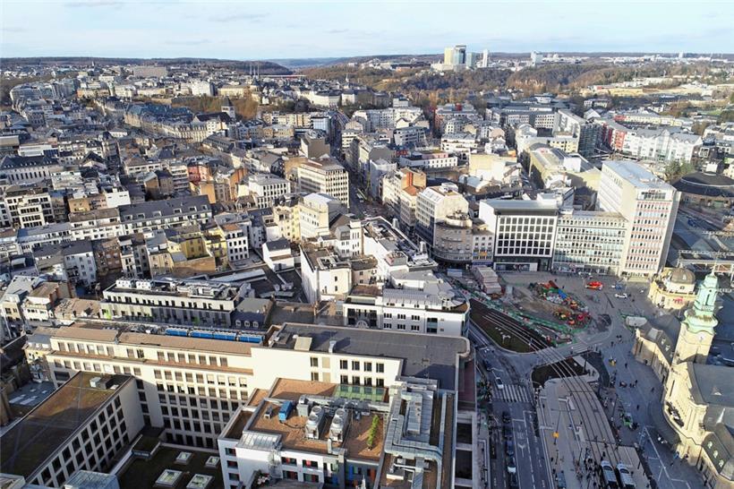 Rund fünf Prozent der Landesfläche Luxemburgs werden zum Wohnen genutzt
