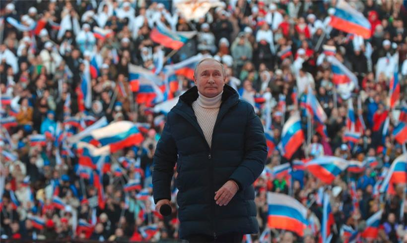 Russlands Präsident Wladimir Putin belügt weiterhin die russische Bevölkerung über das wahre Ausmaß des militärischen Vorgehens in der Ukraine
