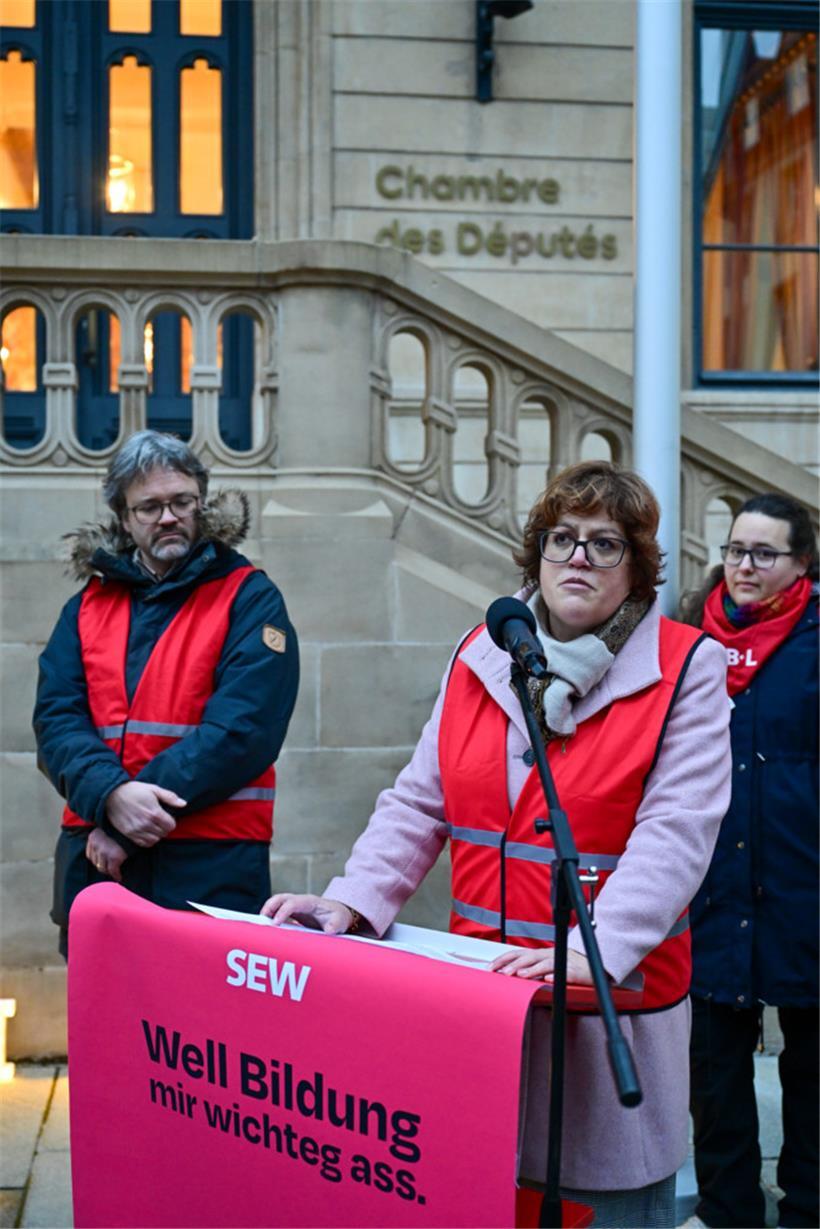 SEW-Chefin Joëlle Damé redete Tacheles
