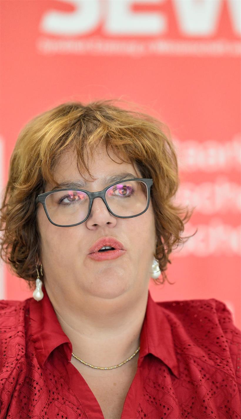 SEW-Präsidentin Joëlle Damé